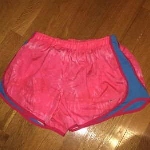 Hot Pink Nike dri fit running shorts